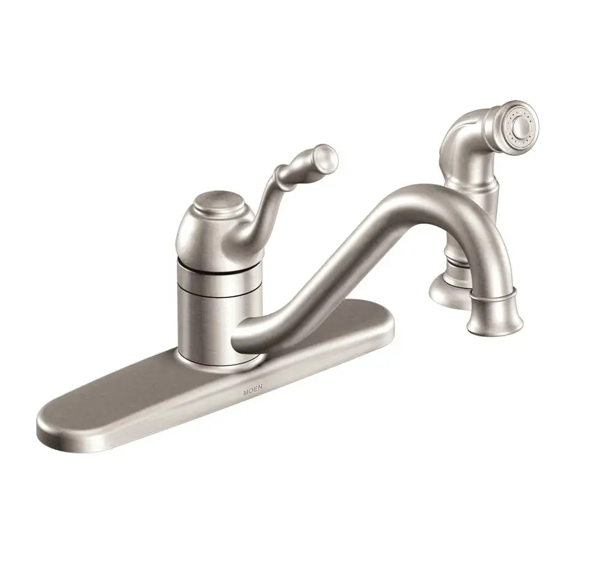 Moen CA87009SRS Lindley Kitchen Faucet With Side Spray