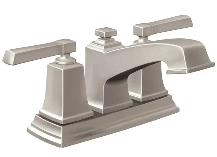 Moen WS84800SRN Boardwalk Two Handle Lavatory Faucet