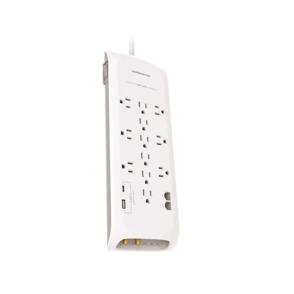 Monster 1815 Just Power it Up Surge Protector with USB