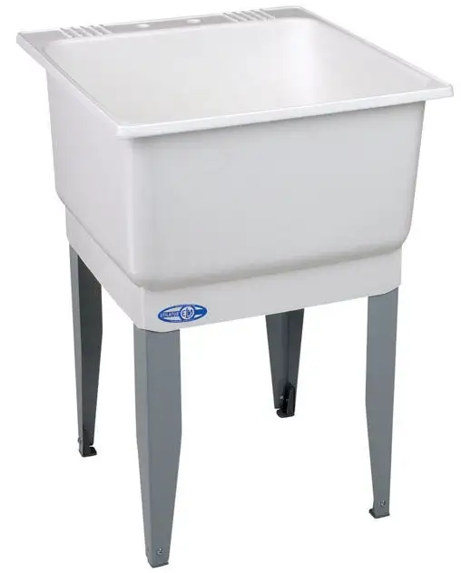 Mustee 14K Single Bowl Laundry Tub