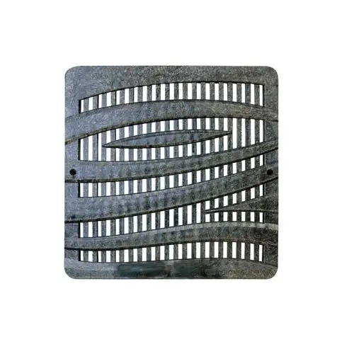 NDS 1224 Wave Design Square Decorative Grate