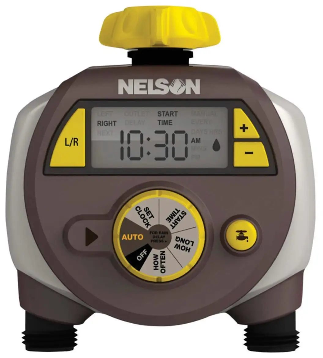 Nelson 856124-1001 Programmable 2 Zone Water Timer