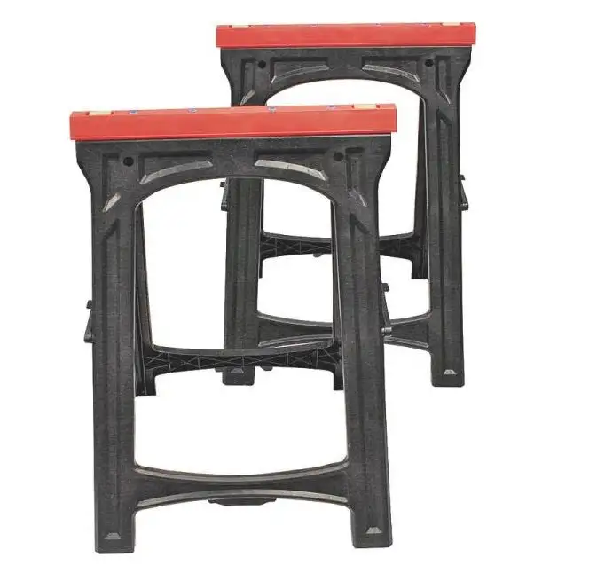 North American Tool 52229 Folding Sawhorses Hold