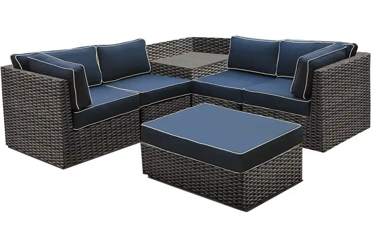 Northcape NC283SET-F929 Wicker Sectional Set