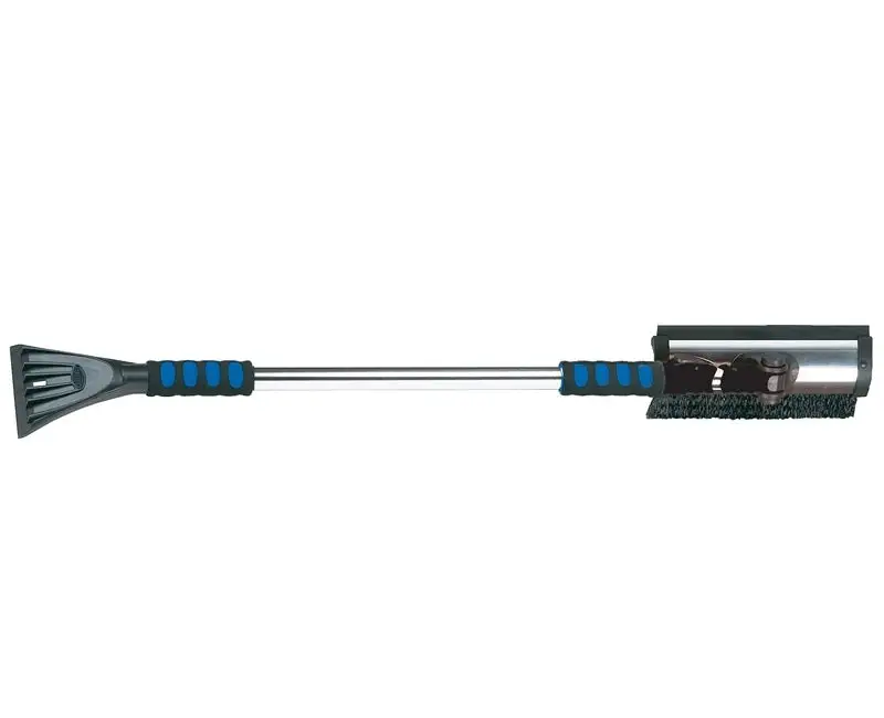 Hopkins 80037 Quick Lock Pivoting Head Snowbroom With Ice Scraper