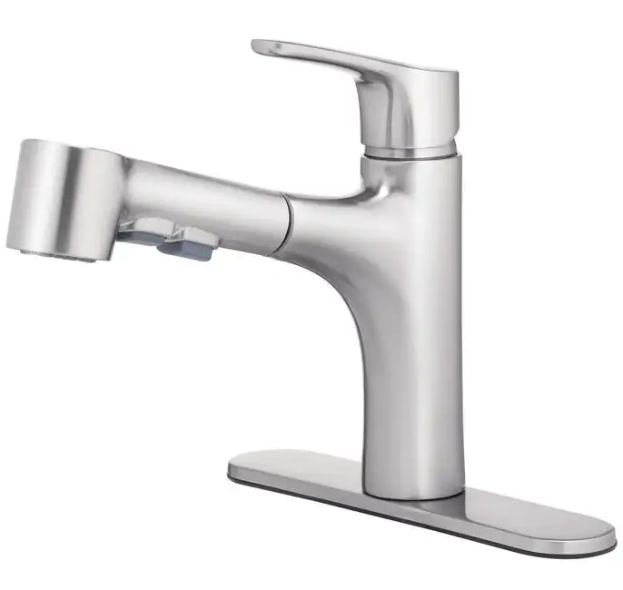 OakBrook 67404-1004 Tucana 1 Handle Pull Out Kitchen Faucet