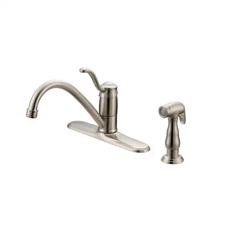 OakBrook FS6A0057ND-ACA1 1 Handle Kitchen Faucet With Matching Side Spray