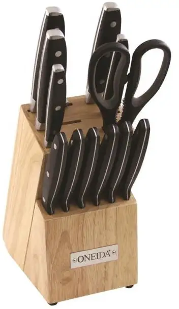 Oneida 55182 13-Piece Triple Rivet Knife Block Set