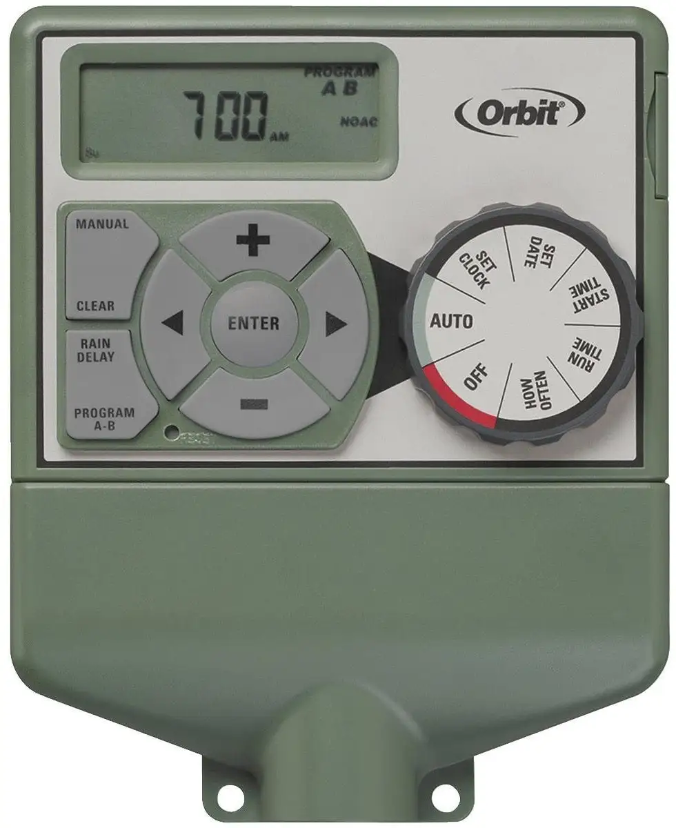 Orbit 57596 6-Station Easy Dial Indoor Sprinkler Timer