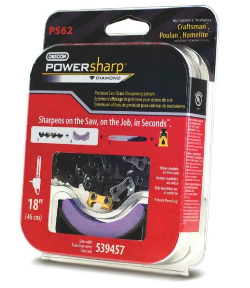 Oregon PS62 Replacement Chain Saw Chain With Sharpening Stone