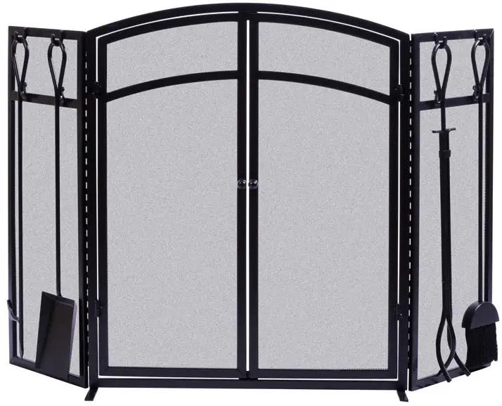 Panacea 15138 Open Hearth Fireplace Screen