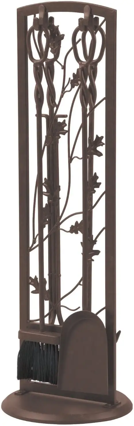 Panacea 15913 Oak Leaf Fireplace Tool Set