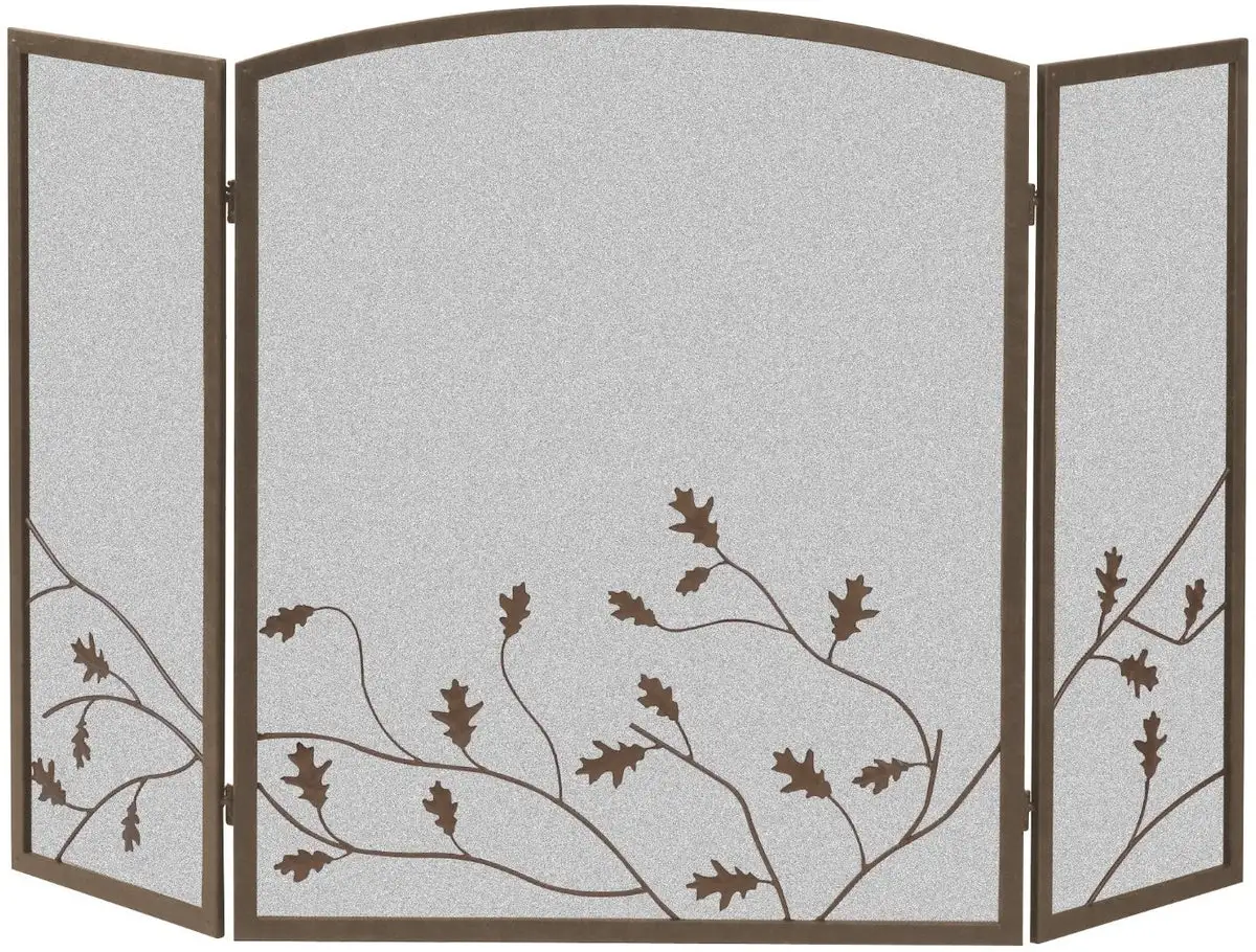 Panacea 15914 Oak Leaf Fireplace Screen