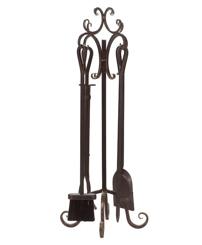 Panacea 15916 Scrollwork Fireplace Tool Set