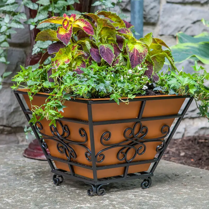 Panacea 83541 Traditional Square Patio Planter