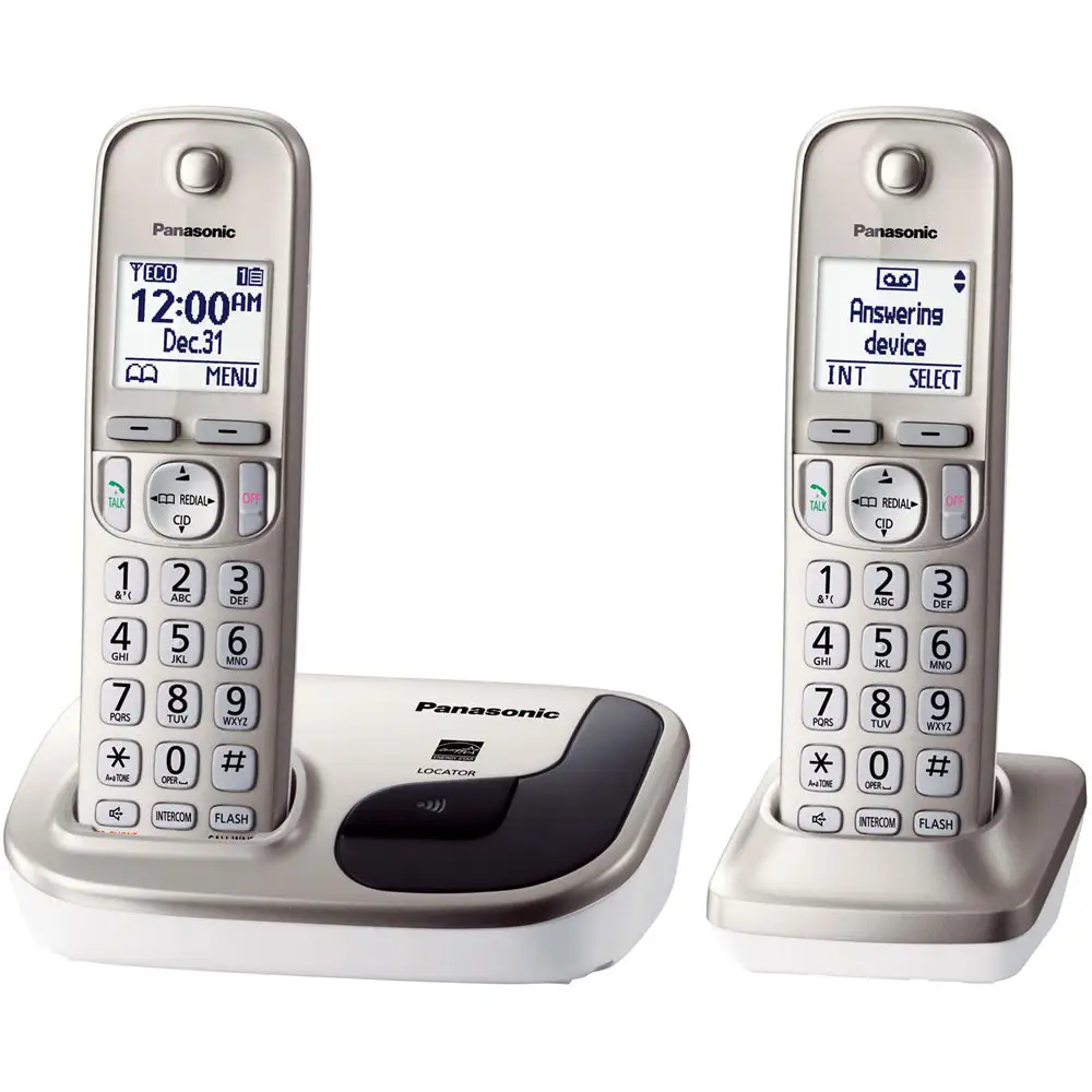 Panasonic KX-TGD212N Expandable Digital Cordless Phone with 2 Handsets