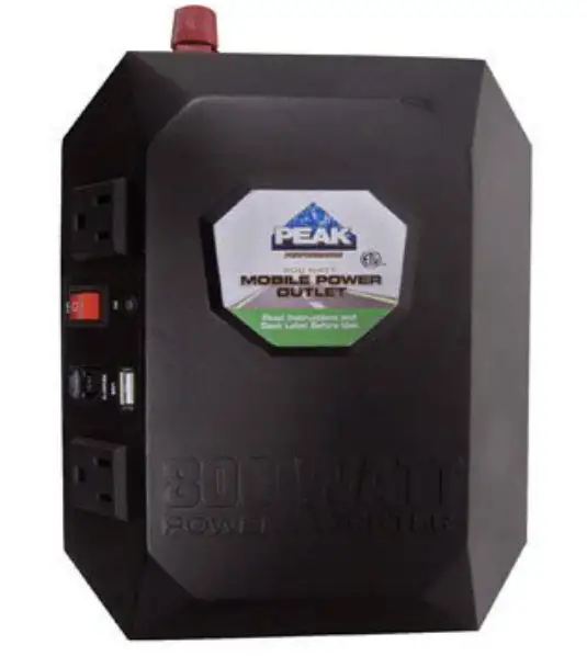 Peak PKCOMO8 Mobile Power Outlet and Inverter