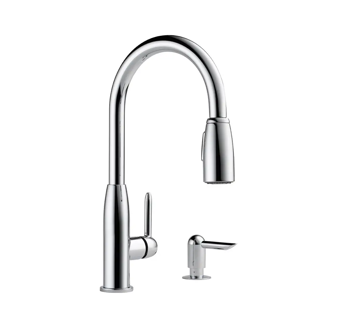 Peerless P188103LF-SD Kitchen Faucet With Soap Dispenser