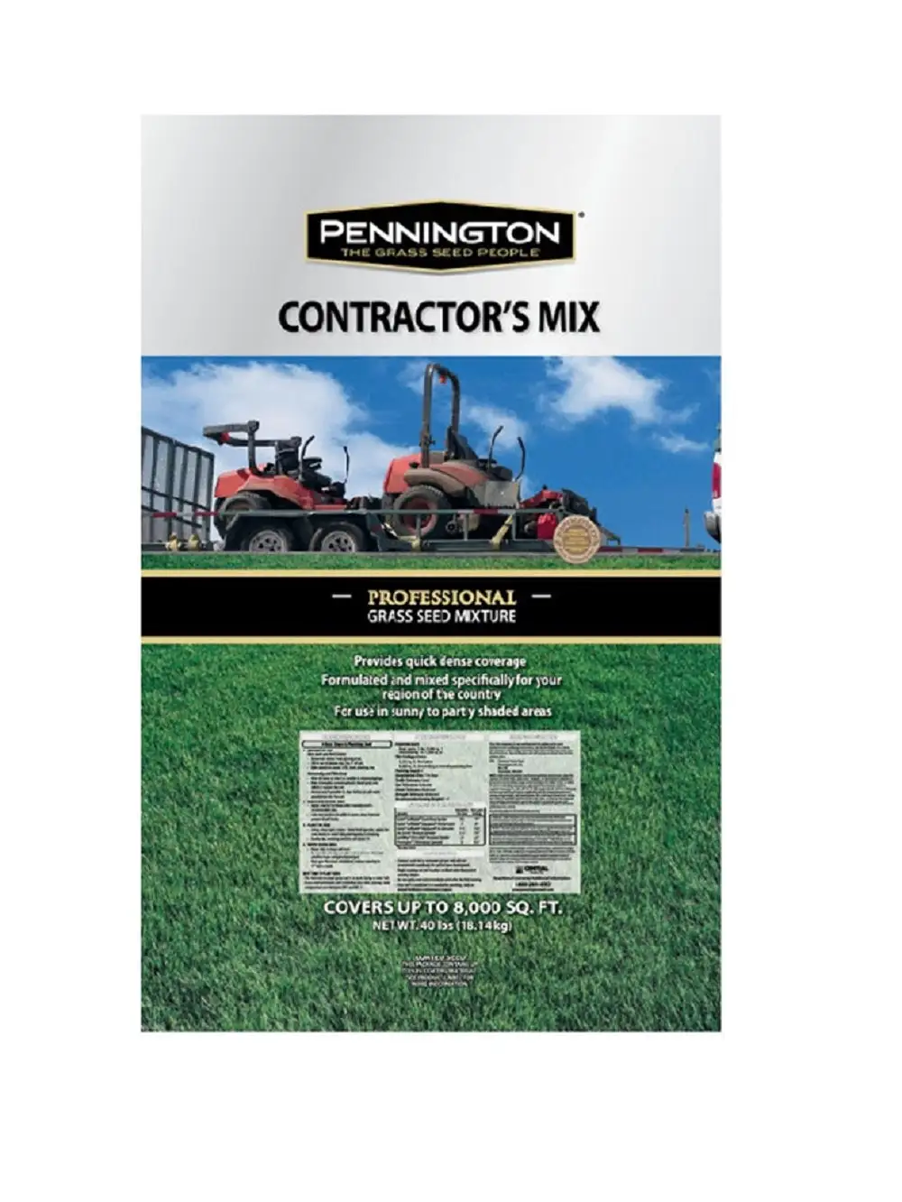 Pennington 100520262 Central Contractors Seed Mix