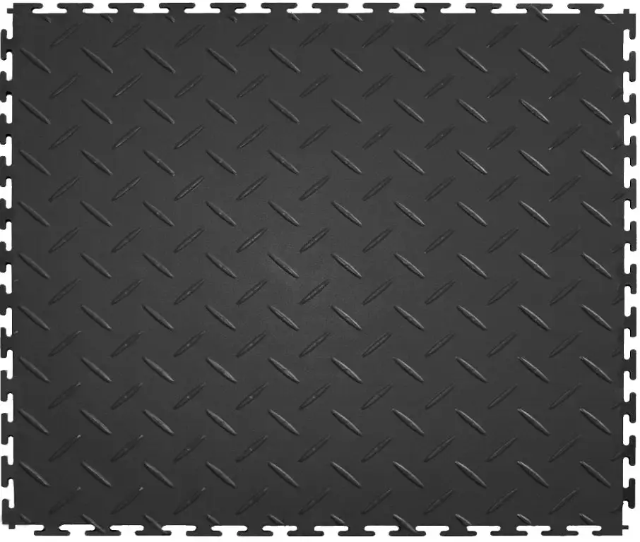 Perfection Floor Tile TDP450DG45 Diamond Plate PVC Interlocking Tiles