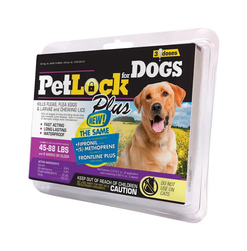 PetLock 183002 Flea and Tick Drops For Dogs and Puppies