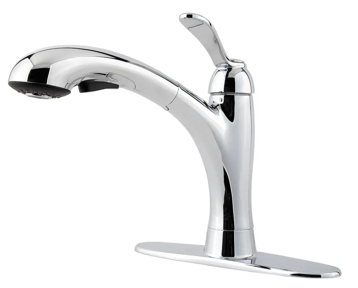 Pfister LF5347CMC One Handle Clairmont Pull Out Kitchen Faucet