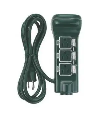 Power Zone ORCDTSTK6 Timer Touch 6 Outlet Stake