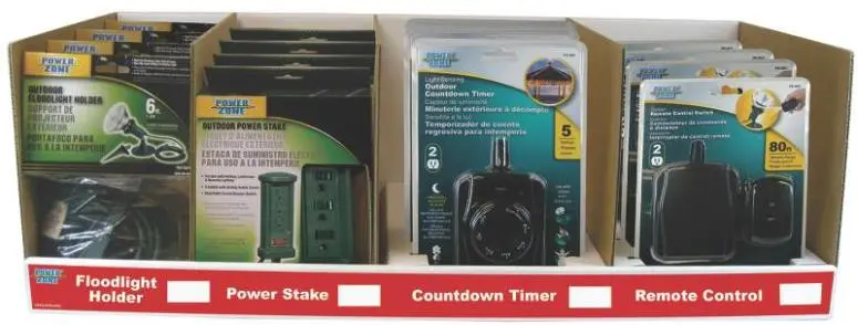 Power Zone TRYFLSTKCDRC Floodlight Yardstrike Timer Display