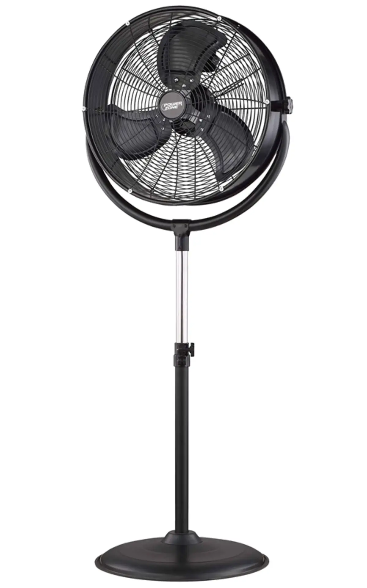 PowerZone FES50-T2 High Velocity Floor Fan With Drum/Stand