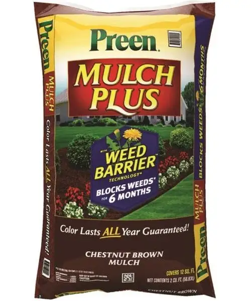 Preen 52050661 Mulch Plus Weed Barrier