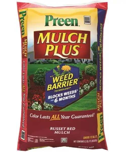 Preen 95456134 Mulch Plus Weed Barrier