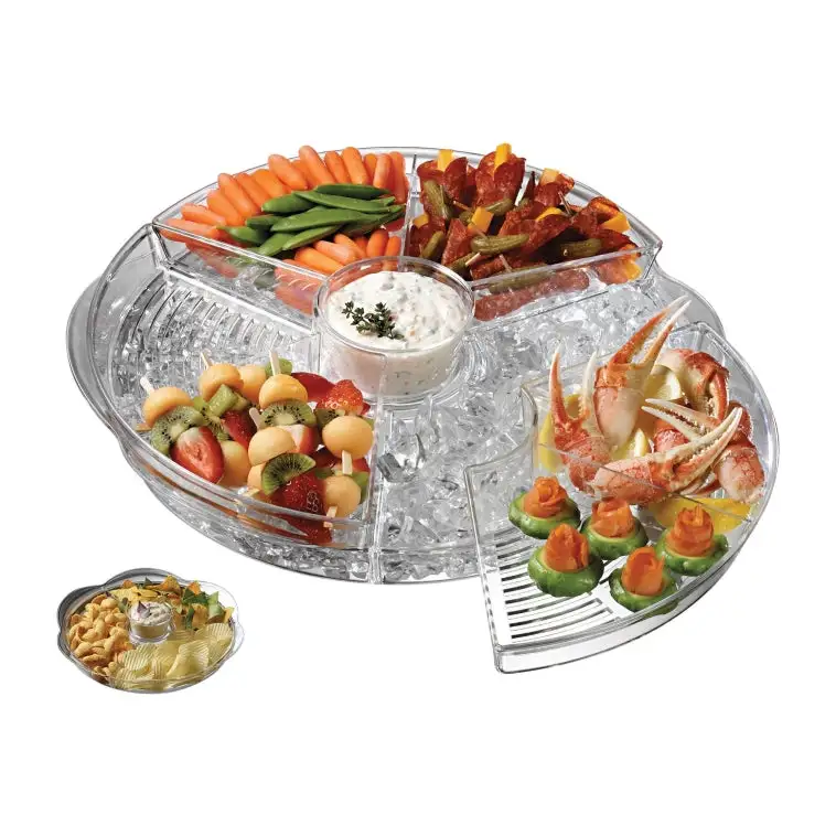 Prodyne AB-5 Appetizers On Ice Revolving Tray