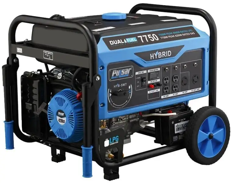 Pulsar PG7750B/7500B Dual-Fuel Generator