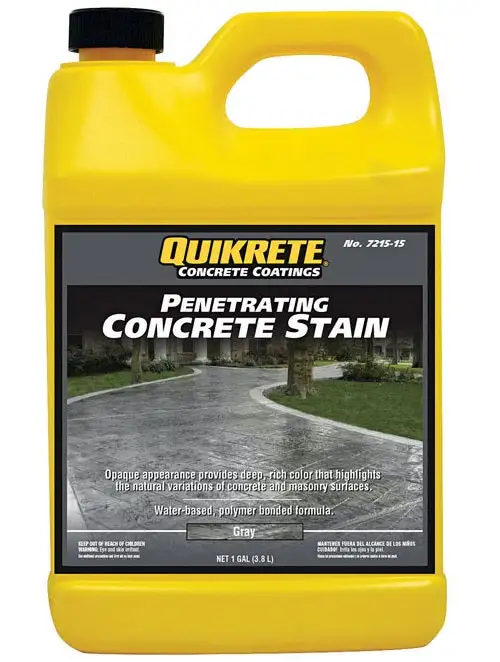 Quikrete 7215-15 Low VOC Penetrating Concrete Stain