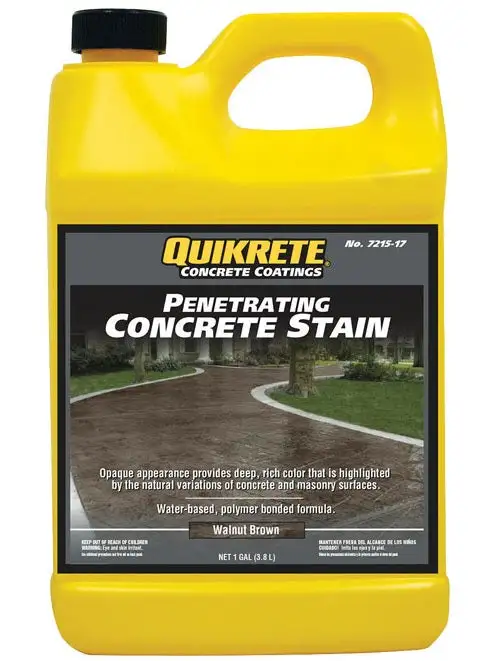 Quikrete 7215-17 Low VOC Penetrating Concrete Stain