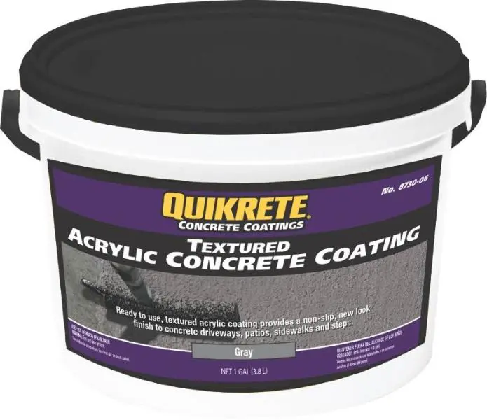 Quikrete 8730-06 Textured Acrylic Concrete Coating