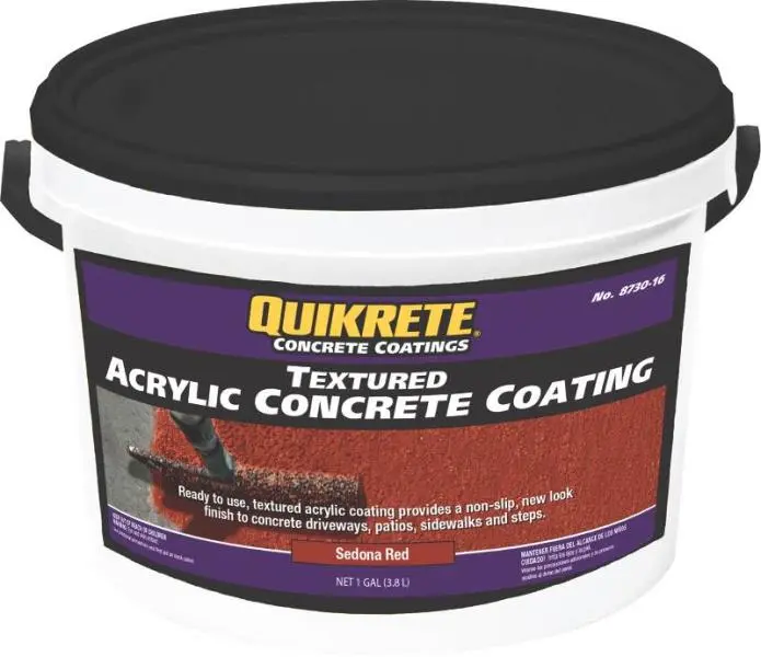 Quikrete 8730-16 Textured Acrylic Concrete Coating