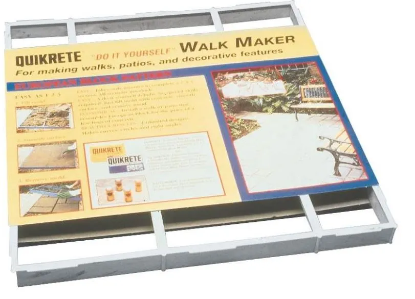 Quikrete 6921-34 European Concrete Walkmaker