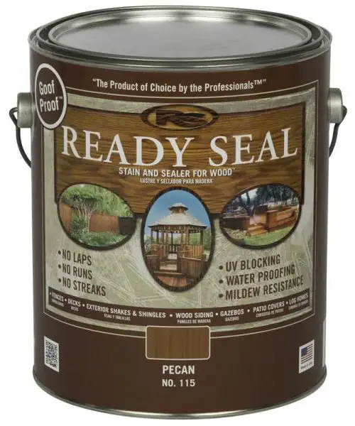 Ready Seal 115 Pecan Exterior Wood Stain and Sealer