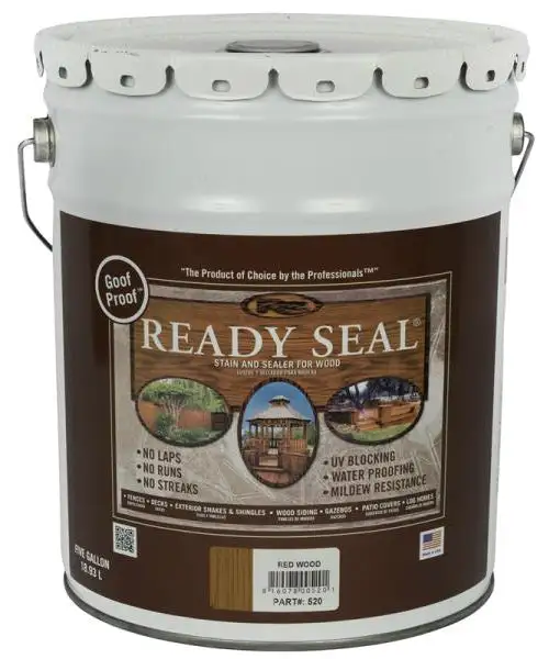 Ready Seal 520 Redwood Exterior Wood Stain and Sealer