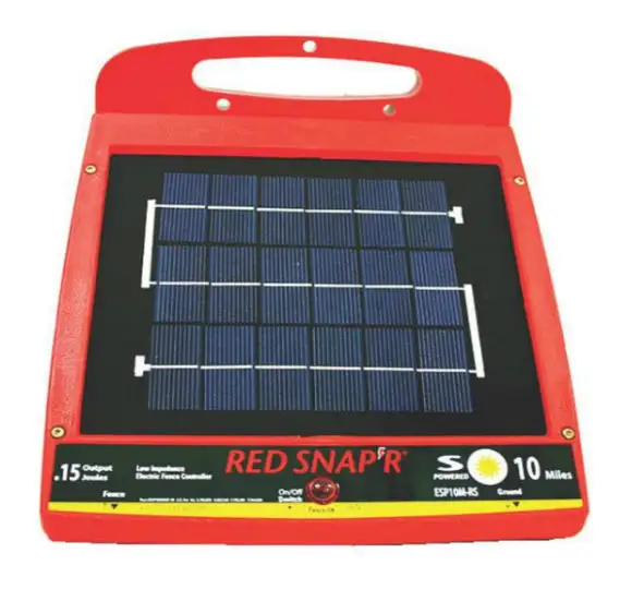 Red Snap'R ESP10M-RS Solar Power Fence Controller