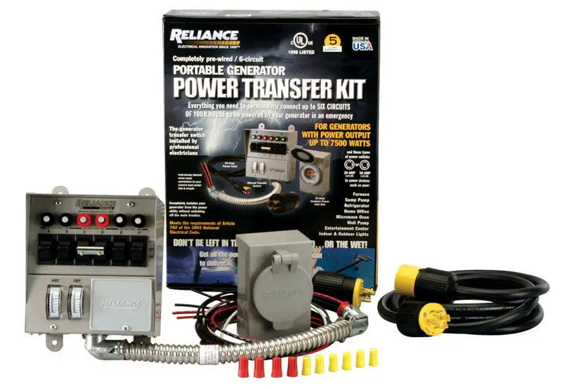 Reliance Controls 306CRK Generator Power Transfer Kit