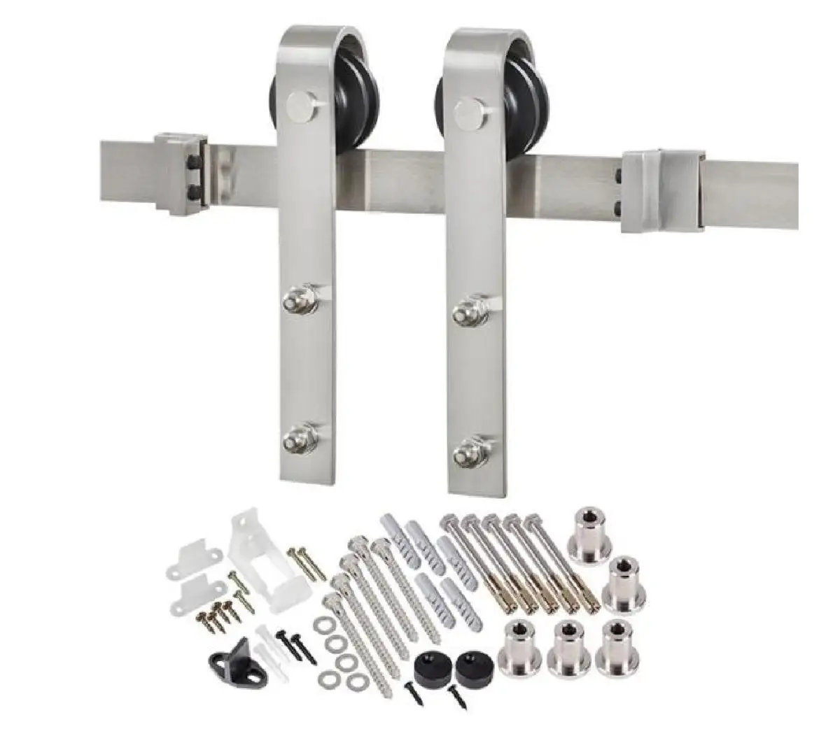 Renin BD102K-78 Bent Strap Barn Door Hardware Kit