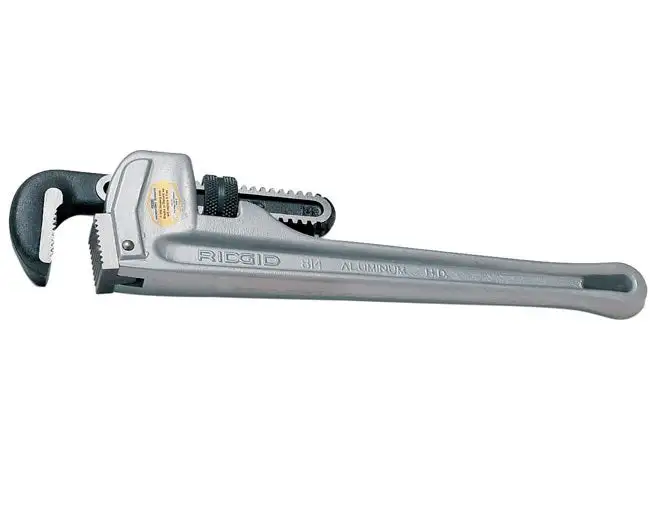 Ridgid 31100 Aluminum Straight Handle Pipe Wrench