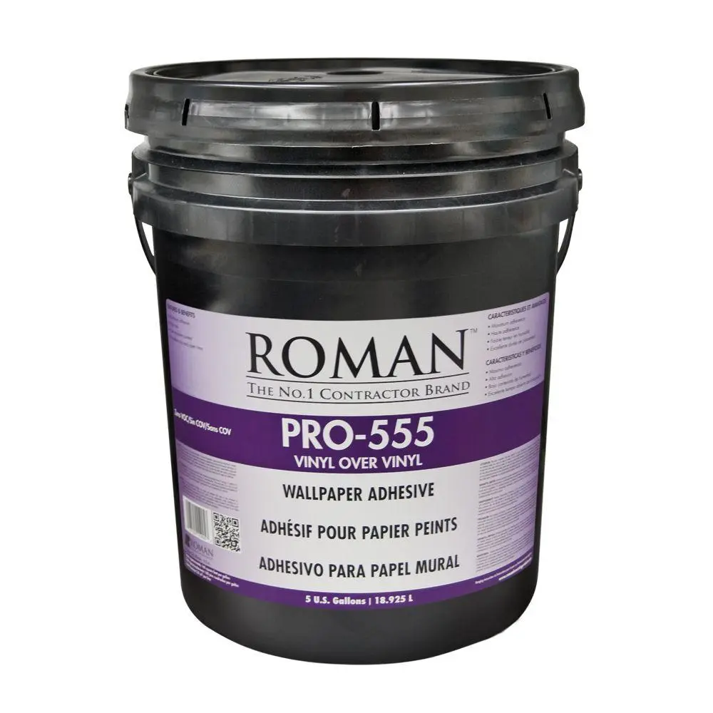 Roman 11905 PRO-555 Vinyl Over Vinyl Wallcovering Adhesive