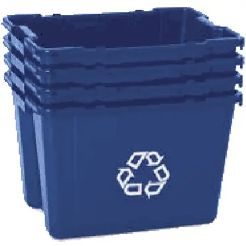 Rubbermaid 571473BLUE Recycling Box