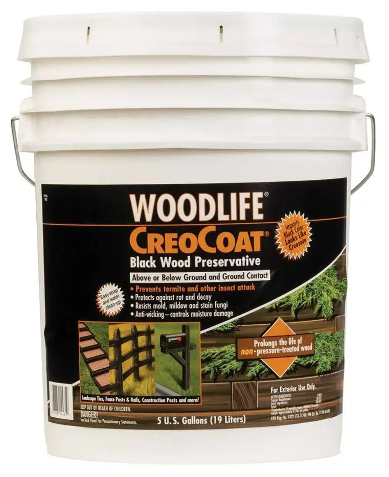 Rust-Oleum 14435A CreoCoat Black Below Ground Wood Preservative