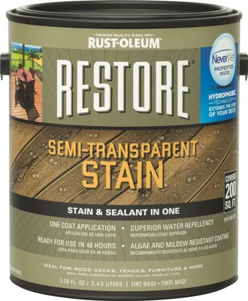 Rust-Oleum 287397 Restore Semi-Transparent Stain