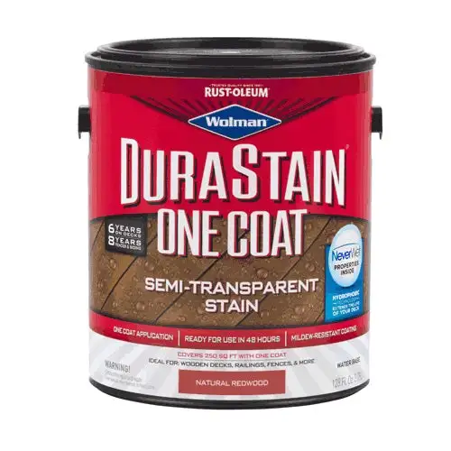 Wolman 288087 DuraStain One Coat Semi-Transparent Stain