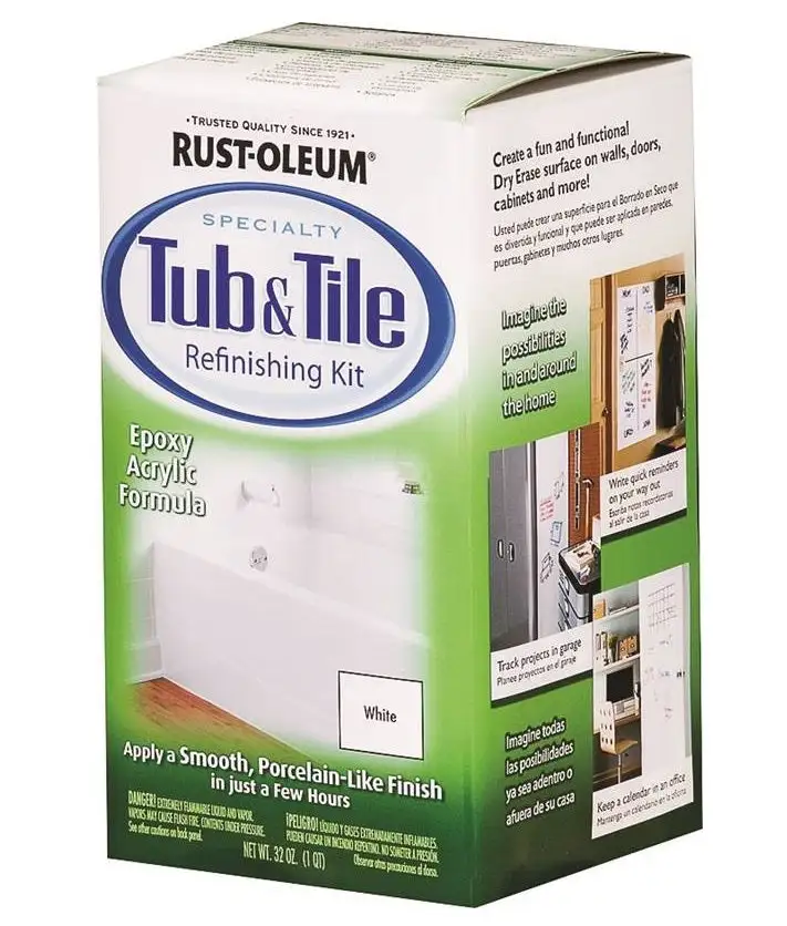 Rust-Oleum 7860519 Tub & Tile White Kit